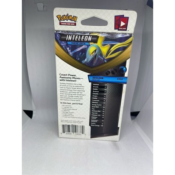 Pokémon Sword & Shield Theme Deck Inteleon Factory Sealed - Picture 2 of 6